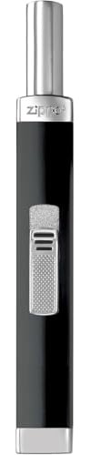 Zippo Stabfeuerzeug - Schwarz-Matt - Mit Gas Nachfüllbar - Windfester Kerzenanzünder - Soft-Touch-Zündung