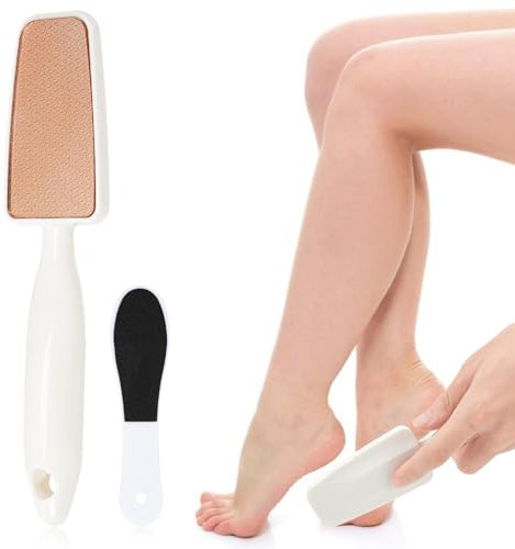 Nano Glass Foot File, Glass Foot File, Glass Foot Files for Hard Skin, Highly Effective Hard Skin Remover Durable Foot Scrubber Wake Up Soft Smooth Feet, with a Double Sides Disposable Foot Files