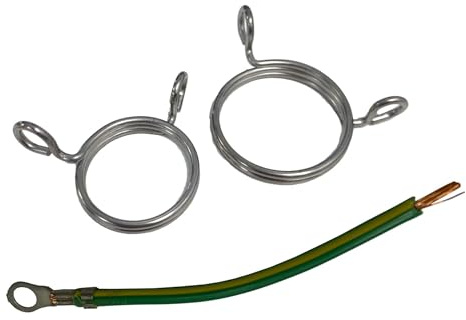 Wiska 10111816 E-SPRING20 Earthing Solutions Earth Spring, M20, Pack of 5, Stainless Steel