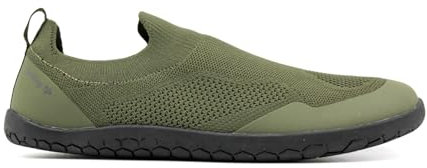 earthinglife Chaussures de marche à pieds nus unisexes larges pour la terre - Respirantes, confortables et minimales, Oliver Green, 41 EU