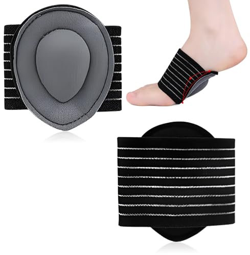 1 par de vendajes para fascitis plantar, reposapiés, fascitis plantar, vendaje de arco para hombres y mujeres, vendaje para fascitis plantar, soporte de arco ajustable para alivio del dolor y heridas
