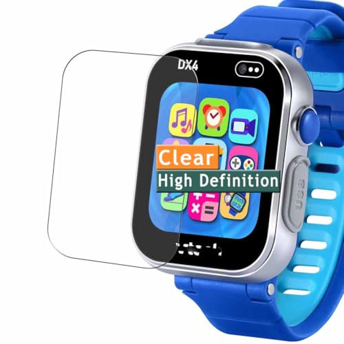 Vaxson 3 Unidades Protector de Pantalla, compatible con VTech KidiZoom Smartwatch DX4 [No Vidrio Templado ] Película Protectora Film Guard
