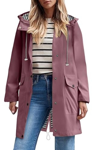 Veste de pluie légère et respirante pour femme, grande taille, idéale pour la course à pied, la montagne, le cyclisme, la moto, le camping, la randonnée