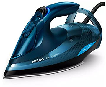 Philips Azur Advanced Steam Iron with OptimalTEMP, 240g steam boost, 3000W and smart Quick Calc Release - GC4938/20