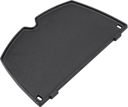 6559 Plaque de cuisson en fonte pour Weber Q200, Q220, Q240, Q260, Q2000, Q2200, Q2400 Series, 38,9 x 27,5 cm – poêle/plancha griddle, pièce de rechange pour barbecues à gaz Weber Q