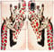 Bcov iPhone XR Case, Giraffe Mother Baby Folio Case Wallet Leather Cover Case with ID Credit Card Slot Holder Stand For iPhone XR