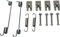 Brake Shoes Accessory Kit Fits OPEL FIAT VAUXHALL LANCIA CITROEN Adam 430865