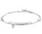 NINAMAID Muttertag Damen Armband Frauen I love you mom Gravierte 925 Sterling Silber Armband mit funkelnden Zirkonia Mutter Geschenk