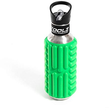 TOOLZ Faszien Bottle – Faszienrolle und Trinkflasche in einem – Edelstahltrinkflasche mit 800 ml Fassungsvermögen