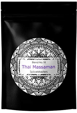 Thai Massaman Curry Mix - Superior Hand Blended Premium Mix by Spice Masters - Authentic Made Simple
