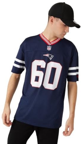 New Era New England Patriots T-Shirt NFL Jersey American Football Fanshirt Blau - 4XL