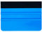 Ewrap Plastic Felt Edge Squeegee,10x7cm, Vinyl Applicator Wallpaper Smoother Window Tint Squeegee, 1Pcs, Blue