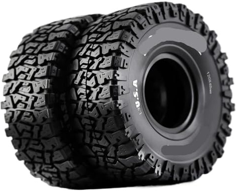 EGRMZ 4pcs 120 mm 1 9 Zoll Gummi -Räume -Crawler -Reifenräder für 1 10 -Skala -RC -Crawler -Fahrzeuge mit 90046 AXI03007 Gen8 und ähnlichen Modellen kompatibel