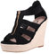 Elara Damen Sandalette Plateau Keilabsatz Chunkyrayan HL82221 Black-41