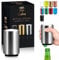 GOCHA Gadgets | Magnetic Bottle Opener | Bottle Cap Opener | Automatic Magnetic Beer Opener | Stainless Steel Magneitc Bottle Cap Catcher | Push & Pull Magnet Bottle Opener | Pack of 1 (Silver)
