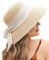 UWILL CUTE Sonnenhut für Damen, breite Krempe, faltbar, Strohhut, Strandhüte für Damen, Sommerhut, LSF 50+ (as1, Alpha, L, XL, Beige), Beige, L/XL