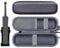 Woollo Tasche Compatible with Oral-B Vitality Pro Elektrische Zahnbürste/Electric Toothbrush Tragbar Hart Reise Case Etui Hülle für Electric Toothbrush(Schwarz,Grau)