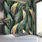 Schulte paroi de douche fixe à l’italienne 100 x 200 cm, profilé or, barre 122 cm de stabilisation recoupable, verre de sécurité 6 mm transparent antical, montage gauche droite, réglage 98.8-100.0