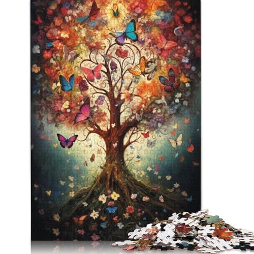 Puzzle 1000 Pièces Arbre de Vie pour Adultes - Jeu Stimulant en Bois 75x50cm