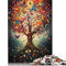 Puzzle 1000 Pièces Arbre de Vie pour Adultes - Jeu Stimulant en Bois 75x50cm