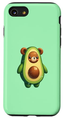 Avocado-Bär Hülle für iPhone SE (2020) / 7 / 8