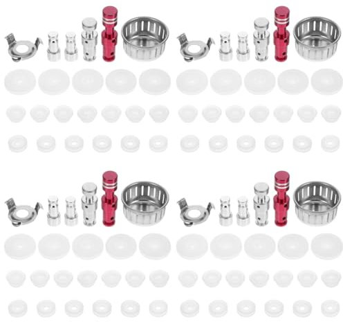 SEWACC 4sets Electric Pressure Cooker Replacement Float Valve Gasket Pressure Cooker Seal Strip Seal Ring Kitchen Gadgets Accessories