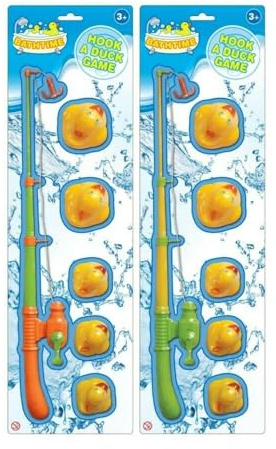 YSAMAX Duck Hook Game for Kids,Duck Style Bath Toys, Duck Toys Summer Garden Pool Toy Rod Set, Lawn Games for Bithrday Gift (Pack of 2)