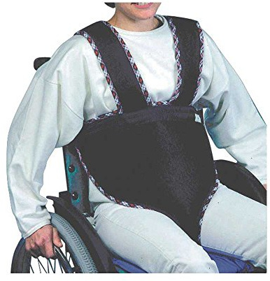 Behrend Rollstuhl-Sitzhose, Träger, Rollstuhlfixierung, Rollstuhlhose, mit Schnellverschluss, für Erwachsene, 180 cm