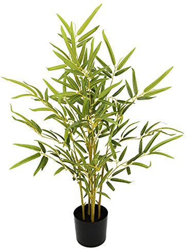 Künstlicher Bambus im Topf Kunstpflanze Kunstbaum Pflanze Grünpflanze Topfpflanze Zimmerpflanze Bambuspflanze Bambusbaum Baum Busch Strauch Bambusgras Lemongras Asiatische Deko Gräser Sträuche Grün