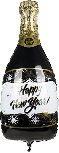 Heku - Folienballon Flaschenform *Happy New Year* 1,03 x 0,48 m