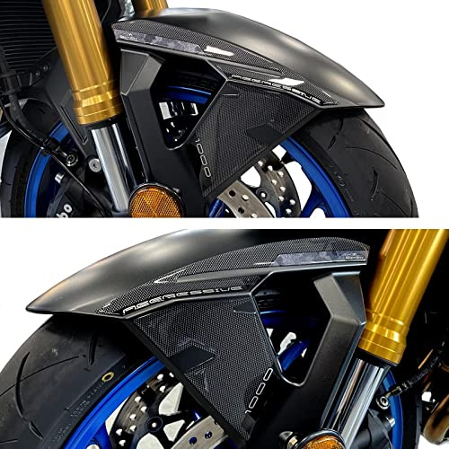 Resin Bike Adesivi Moto Compatibile con Suzuki GSX-S 1000 2021 2022-2026 Blu Miami. Protezione Parafango Anteriore da Urti e Graffi. Adesivi Resinati con Effetto 3D