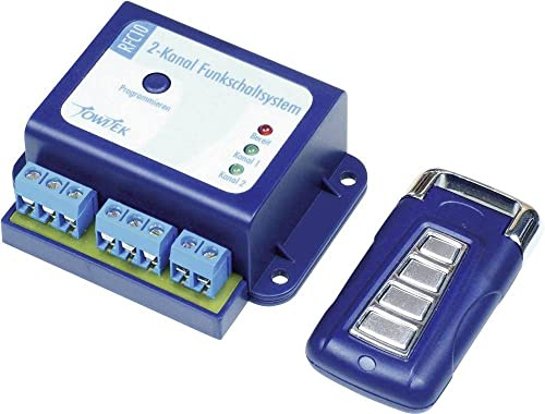 TowiTek Funkschaltsystem inkl. Handsender Reichweite max. (im Freifeld): 50m 12 V/DC