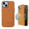DONBOLSO Lederhülle kompatibel für iPhone 14 Pro Max - Ledertasche Etui - Stoßfest Ledertasche Schutzhülle für das Original Apple iPhone 14 Pro Max - Echtleder Handyhülle - Hülle Leder Vintage Braun