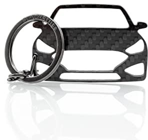 BlackStuff Carbon Karbonfaser Schwarz Schlüsselanhänger Kompatibel mit i30N 2020+ BS-1077