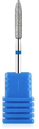 BNG Diamond Nail Drill Bit, Professional 3/32 Shank Electric Nail File for Cuticle Cleaner, Gels Nail Art, Acrylics, Manicure, Pedicure Salon Tool, Medium