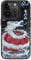 AUKIYUI Designed for iPhone 14 Pro Max Case, Japanese Design Phone Case Shockproof Hard Back with Non-Slip Soft Bumper Cover, Aesthetic Shiro Dragon Print Cool Embossed Pattern, Black 6.7