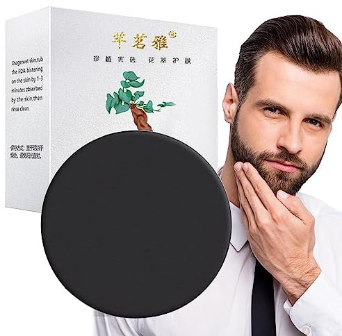 Shampoo für Seifen-Abdeckleiste, Heshouwu und verdunkelnde Seife für graues Haar für Herren | Shampoo für graues Haar, Tabletten zur Verdunkelung der Haare, umgekehrte Mähnenstange