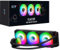 CiT Pro Glacier 360mm Black ARGB CPU Liquid Cooler, AIO Cooler 360mm CPU Water Cooler For Intel & AMD, Three CiT Pro YH120 Infinity PWM Fans, 800 to 1800RPM & Infinity Mirror Cap Design | Black