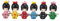 STOBOK Lot de 6 porte-clés de poupée kimono japonaise traditionnelle Kimono Kokeshi Porte-clés Poupée Geisha japonaise Porte-clés Figurine de Geisha Asiatique Pendentif, Coloris aléatoire, 9X2X1.5CM