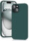 YATWIN Cover per iPhone 15 Plus, Custodia in Silicone Morbido con Tagli di Precisione per Fotocamera, Design Ultra Sottile, Protezione 360° con Bordi Rialzati, ‌Verde‌