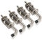 Kocusu Chiavistello a molla in acciaio inox 304, pesante, chiavistello con impugnatura in gomma, serratura a molla per porte, finestre, porta a capannone, 4 x 13,5 cm (4)