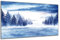 DARO Design - Wand-Bild auf 6mm HDF 30x20 cm Wald Schnee Winter - Wand-Deko Bilder Geschenk