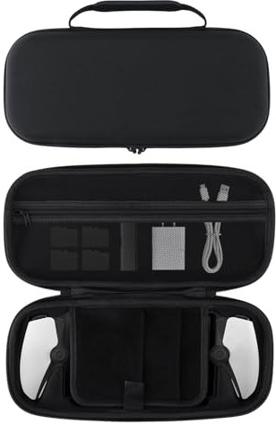 QLoztyse Ps5 Portal Tragetasche - Ps Konsole Carry Cases Portable Psp Remote Player Screen Protector Zubehör Slim Handheld Travel Hard Bag Protective