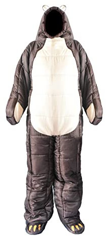 Schlafsack für Camping Erwachsene mit Arm Beinen, Ultraleichter Schlafsack Ganzjährig tragbar Schlafsack Erwachsene (XL)
