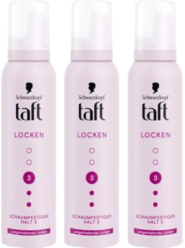 70 STÜCK X Mit Pufai Grocery, Taft Schaumfestiger Locken Haltegrad 3, Haarschaum für langanhaltende Locken, vegane Formel Spray Haarspray 150 Mililiter
