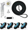Pièces de sèche-linge améliorées pour kit de rouleau de sèche-linge Sam.sung DC97-16782A, 6602-001655, poulie de renvoi DC93-00634A, compatible avec le sèche-linge Sam.sung DV45H7000EW/A2