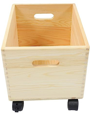 Veemoon Boîte De Rangement Capacité Coffre à roulettes Conteneur pour Vêtements Et Articles Divers Organiseur Pratique