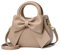 NICOLE & DORIS Small Handbags for Women Cute Crossbody Bag Mini Shoulder Bags PU Leather Top Handle Bags Bowknot Handbag Clutch Bag Girls Messenger Bags Khaki