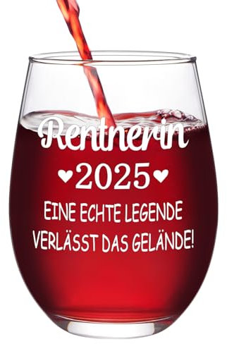 Joymaking Rentnerin 2025 - Geschenk für Renteneintritt, Rentenbeginn, Rente, Pension, Ruhestand - Abschiedsgeschenk für Kollegen - 17oz