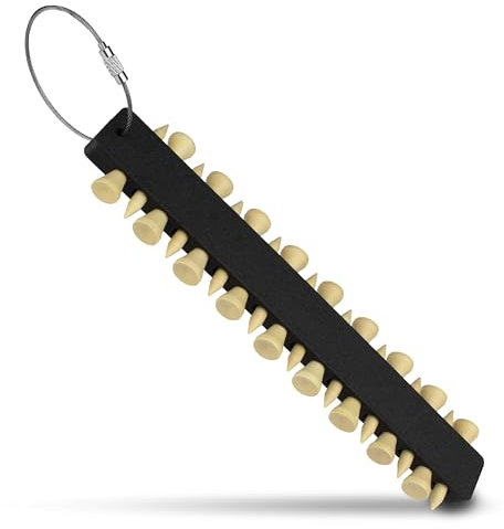 Blowglow Golf Tee Halter aus langlebigem Kunststoff mit Edelstahl Aufhängung inkl. 18 Golf Tees für praktischen Zugriff und schnelle Befestigung an der Golftasche